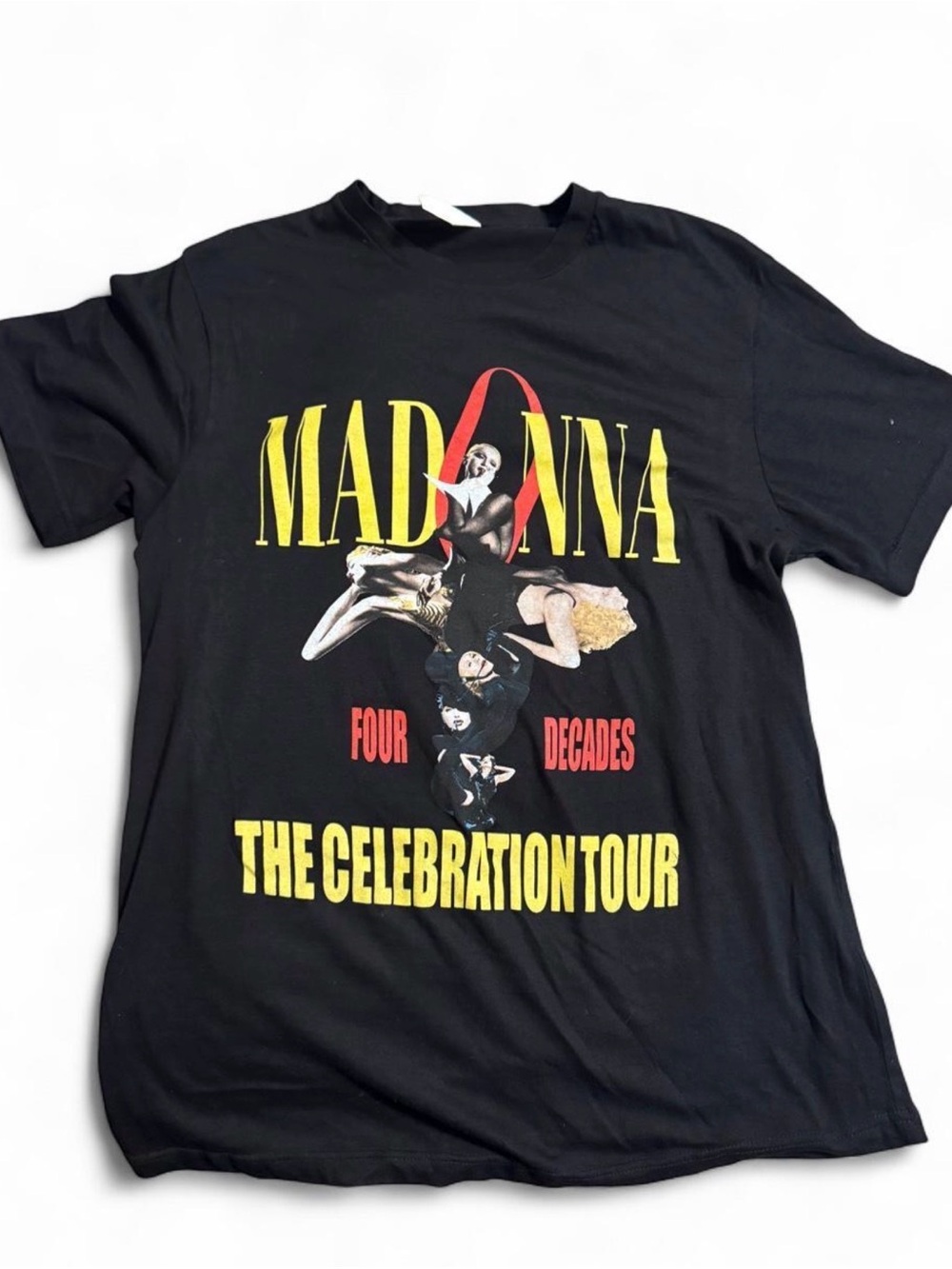 MADONNA FOUR DECADES THE CELEBRATION TOUR T-SHIRT
